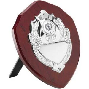 Rosewood Shield With Chrome Front (1in Centre)