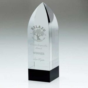 Clear~Black Pointed Column (60mm Thick) - Image 2