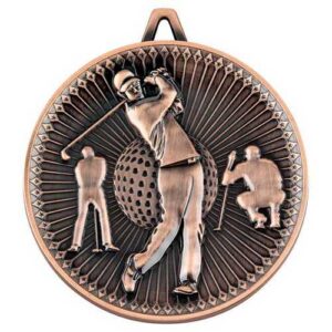 Golf Deluxe Medal Antique – Gold, Silver, Bronze - Image 3