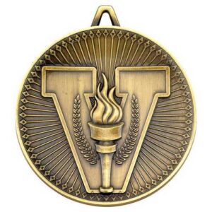 Victory Torch Deluxe Medal Antique – Gold, Silver, Bronze