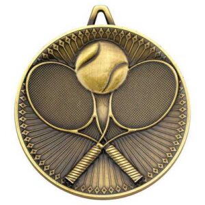 Tennis Deluxe Medal Antique – Gold, Silver, Bronze