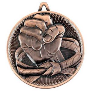 Martial Arts Deluxe Medal Antique – Gold, Silver, Bronze - Image 4