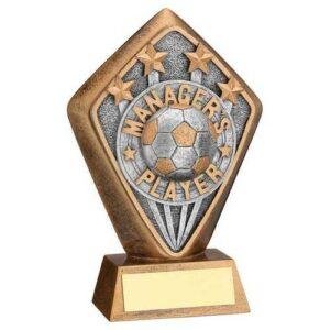 Brz~Gold Diamond Holder With Disc And Plate For Players Award - Image 3