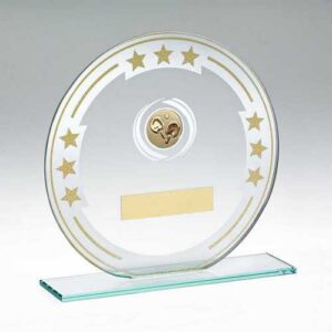 Jade|Silver|Gold Round Glass With Table Tennis - Image 1