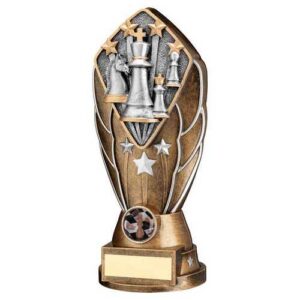 Brz|Silv Diamond Column + Chess Disc & Plate (1in Cen) - Image 2