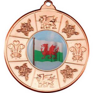 Wales Medal (1in Centre) - 2in - Image 2