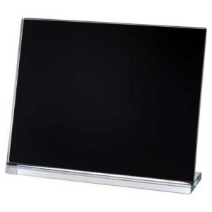 Marble Backed Clear Glass Landscape Plaque - 7.5 X 9.5in - Image 8
