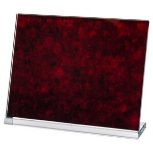 Marble Backed Clear Glass Landscape Plaque - 7.5 X 9.5in - Image 11