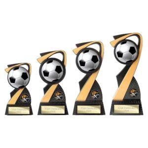 Mania Tower Football Award – Carbon Black & Gold - Image 1