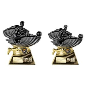 Power Strike Football Coaches Player Carbon Black & Gold
