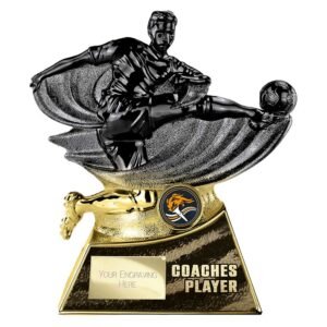 Power Strike Football Coaches Player Carbon Black & Gold - Image 3
