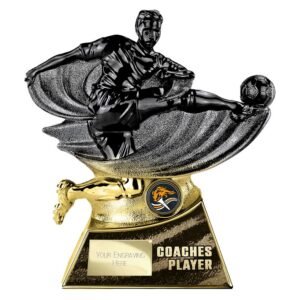 Power Strike Football Coaches Player Carbon Black & Gold - Image 2