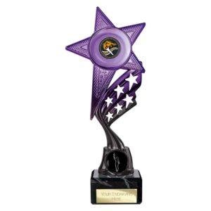 Innov8 Star Plastic Trophy – Purple & Black | Sports Award & Presentation Trophy - Image 4