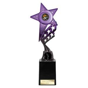 Innov8 Star Plastic Trophy – Purple & Black | Sports Award & Presentation Trophy - Image 2