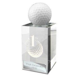 Hole in One Golf Ball Holder Crystal 80mm (50mm Width)