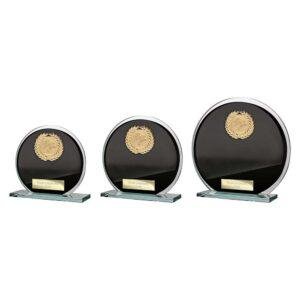 Seismic Multisport Circle Plaque – Black & Silver
