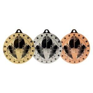 Cascade Stars Rugby Medal 50mm – Personalised Rugby Award Medal - Image 1