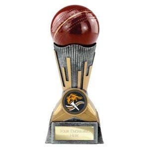 Digital Cricket Award Antique Silver & Gold Trophy – 125mm, 150mm & 175mm - Image 3