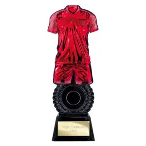 Intensity Football Award – Metallic Red & Carbon Black Trophy