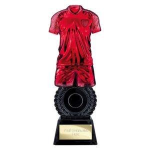 Intensity Football Award – Metallic Red & Carbon Black Trophy - Image 2