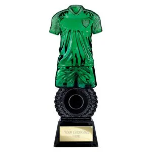 Intensity Football Award – Metallic Green & Carbon Black Trophy