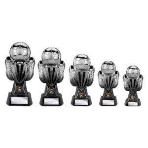 Tournament Football Heavyweight Trophy – Gunmetal & Black