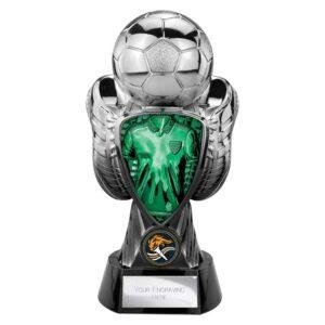 Tournament Heavyweight Green Shirt Trophy – Gunmetal & Black - Image 4