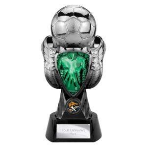 Tournament Heavyweight Green Shirt Trophy – Gunmetal & Black - Image 3