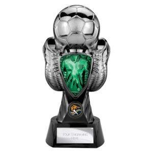Tournament Heavyweight Green Shirt Trophy – Gunmetal & Black - Image 2