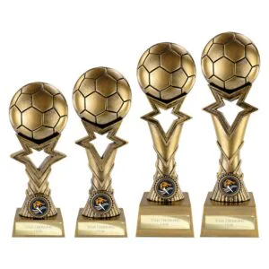 Star Breaker Football Award – Metallic Antique Gold