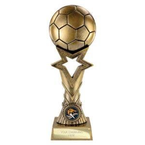 Star Breaker Football Award – Metallic Antique Gold - Image 4