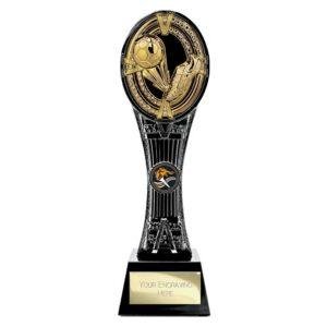 Maverick Extreme Tower Football Award – Black & Fusion Gold - Image 3