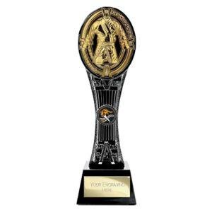Maverick Extreme Tower Martial Arts Trophy – Black & Fusion Gold - Image 3
