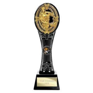 Maverick Extreme Tower Rugby Award Black & Fusion Gold - Image 3