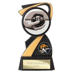 Mania Tower Lawn Bowls Award – Carbon Black & Gold Trophy - Image 5