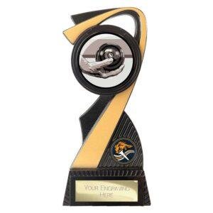 Mania Tower Lawn Bowls Award – Carbon Black & Gold Trophy - Image 3