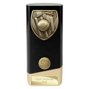 Prime Cobra Cricket Award Black & Gold Trophy - Image 3