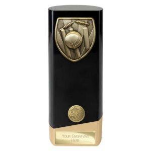 Prime Cobra Cricket Award Black & Gold Trophy - Image 2