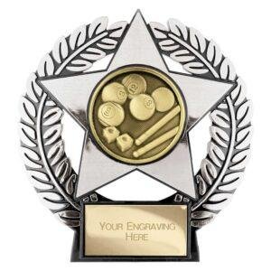Emperor Star Pool Plaque Trophy – 120mm - Image 2