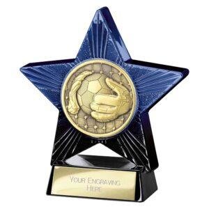 Superstar Goalkeeper Award Blue & Black - Image 3