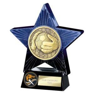 Superstar Goalkeeper Award Blue & Black - Image 2