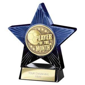 Superstar Player of the Month Award Blue & Black - Image 3