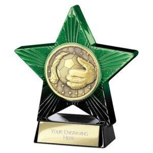 Superstar Goalkeeper Award Green & Black - Image 3