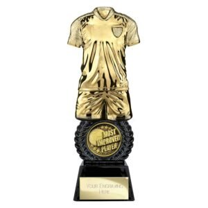 Intensity Football Most Improved Award – Gold & Carbon Black - Image 1