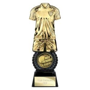 Intensity Football Most Improved Award – Gold & Carbon Black - Image 2