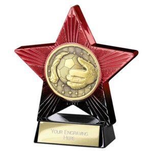 Superstar Goalkeeper Award Red & Black - Image 3