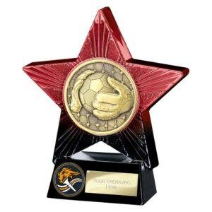 Superstar Goalkeeper Award Red & Black - Image 2