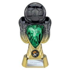 Tournament Heavyweight Green Shirt Carbon Black & Gold Trophy - Image 5