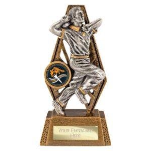Immense Cricket Fielder Award Antique Gold & Silver TrophyImmense Cricket Fielder Award Antique Gold & Silver Trophy - Image 3