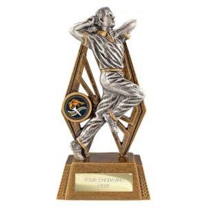 Immense Cricket Fielder Award Antique Gold & Silver TrophyImmense Cricket Fielder Award Antique Gold & Silver Trophy - Image 2